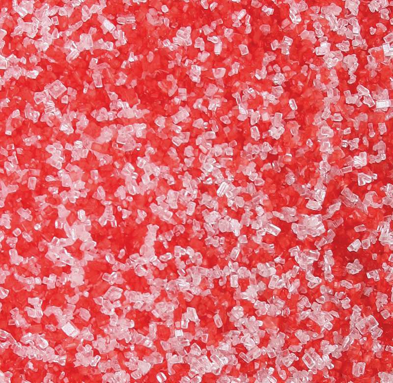Sugar Sprinkles 8oz Red & White