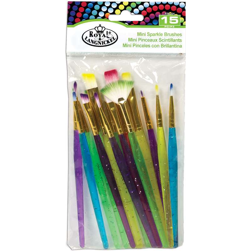 Mini Sparkle Brush Set 15/Pkg