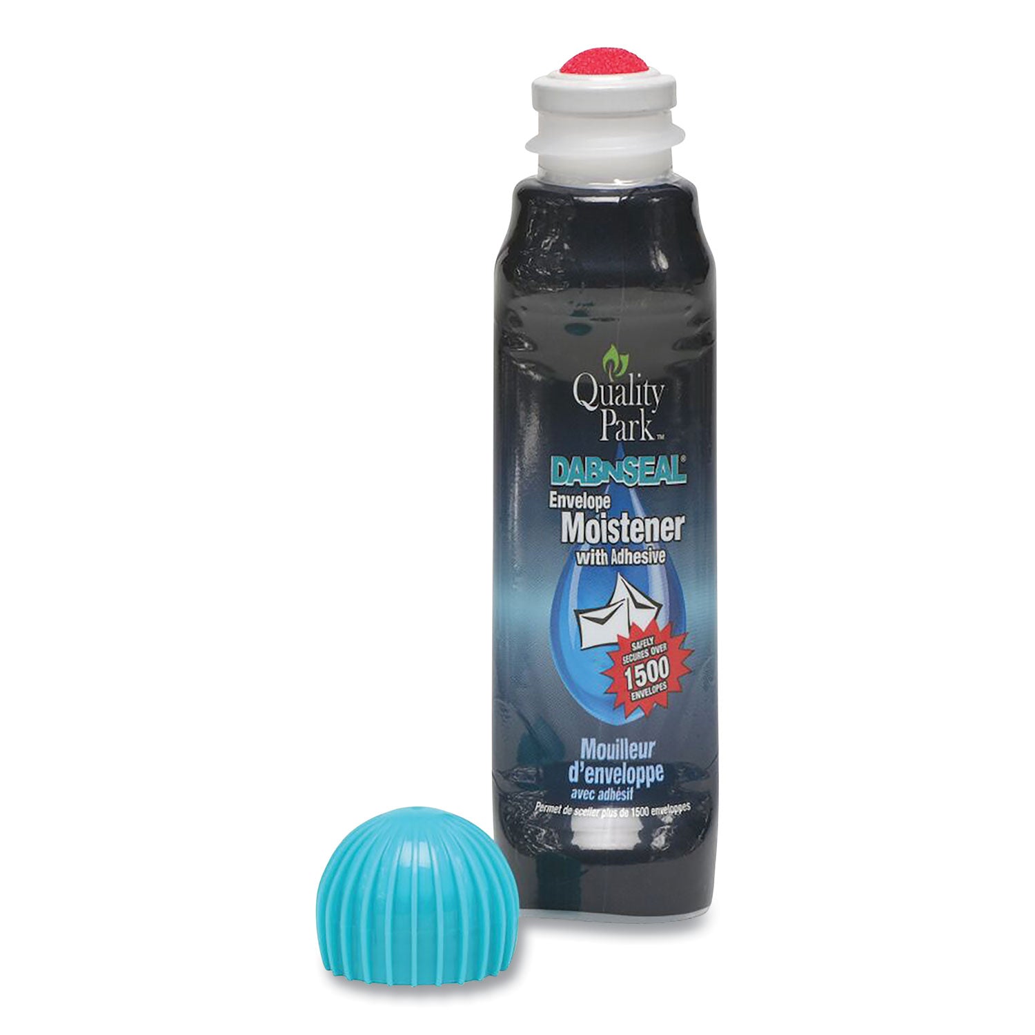 Quality Park™ Envelope Moistener w/Adhesive, 50 mL, Green