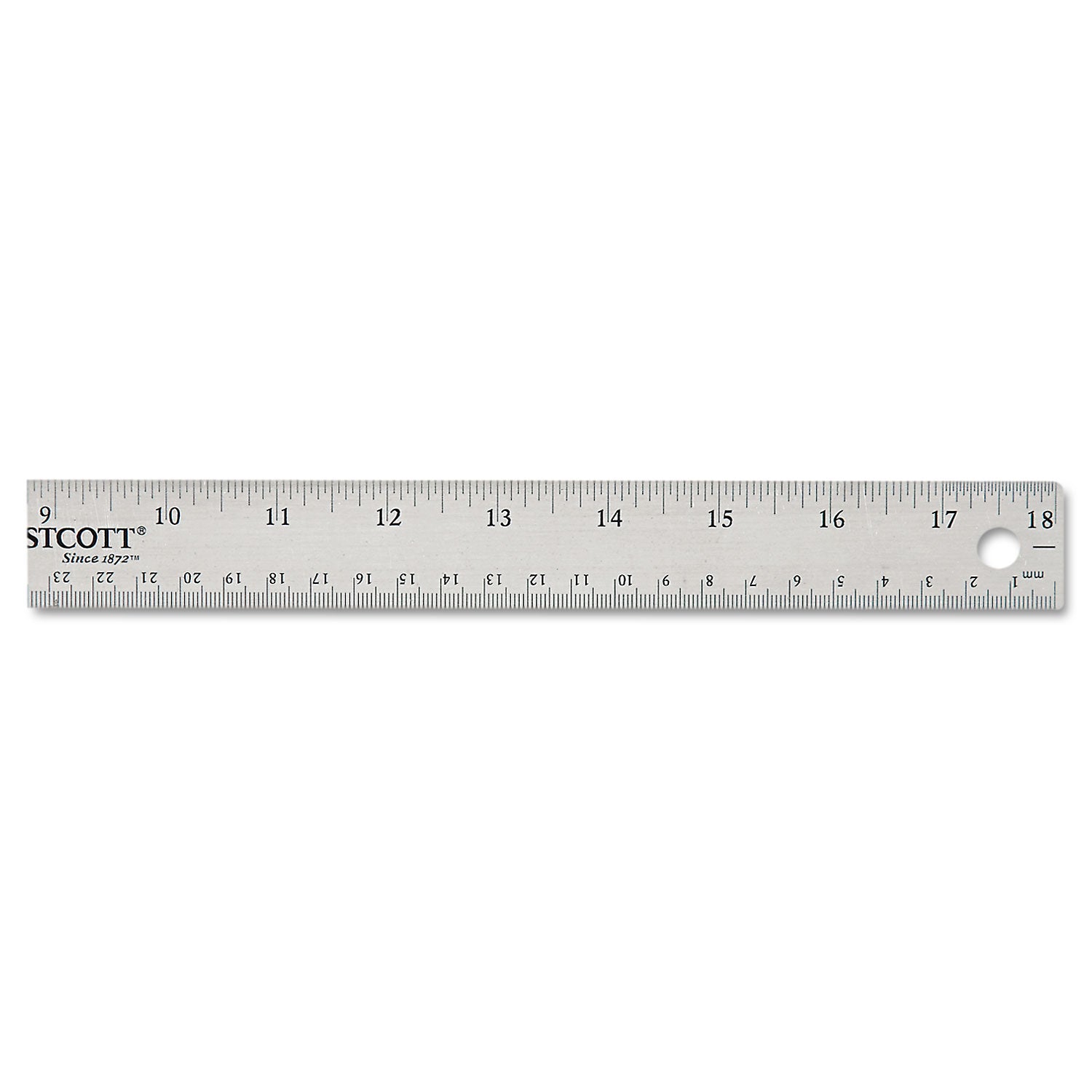 Metal Ruler 18" 