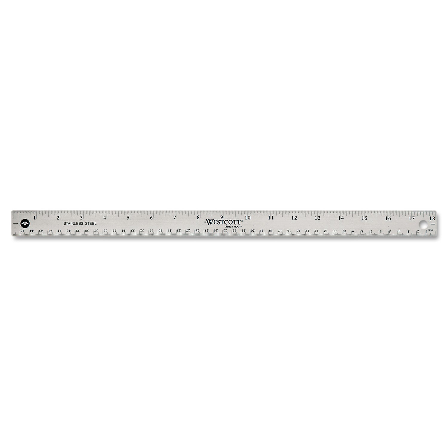 Metal Ruler 18" 