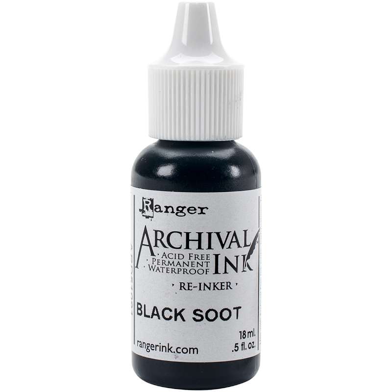 Designer Series Archival Re-Inkers .5oz Black Soot