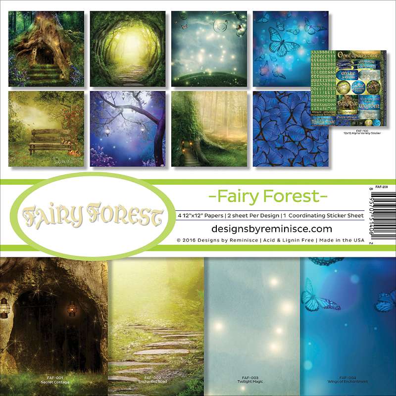 Reminisce Collection Kit 12"X12" Fairy Forest