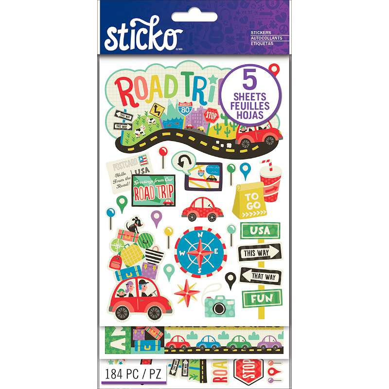 Sticko Flip Pack Road Trip
