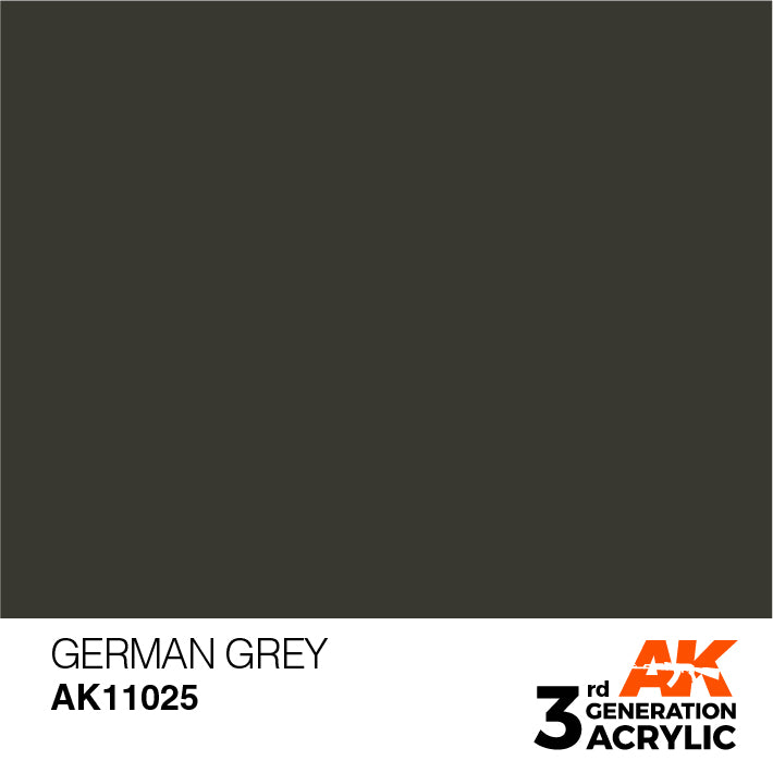 German Grey 3G Acrylic Paint 17ml Bottle