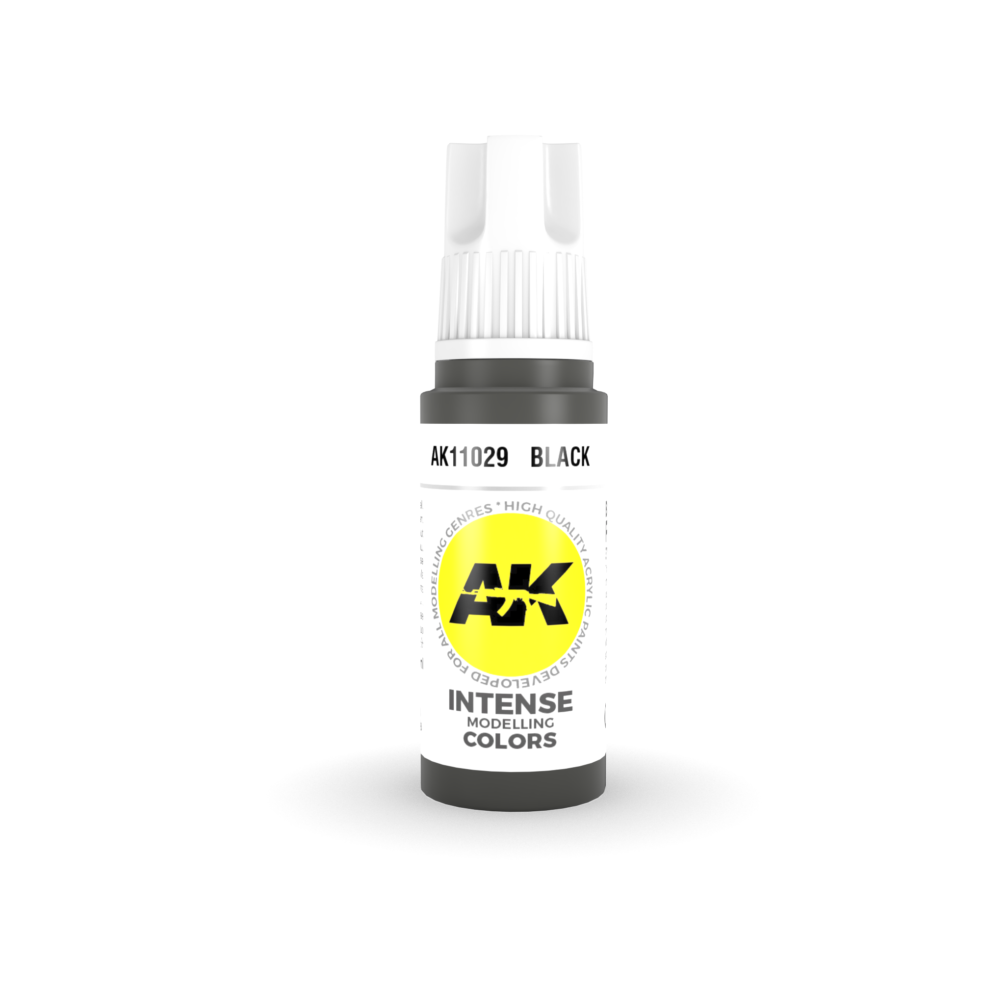 Black Acrylic 3G Paint 17ml Bottle