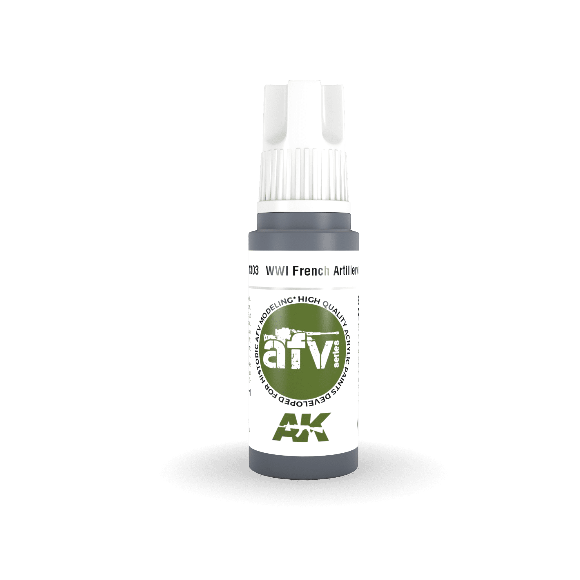 AFV Series: WWI French Artillery Grey 3G Acrylic Paint 17ml Bottle