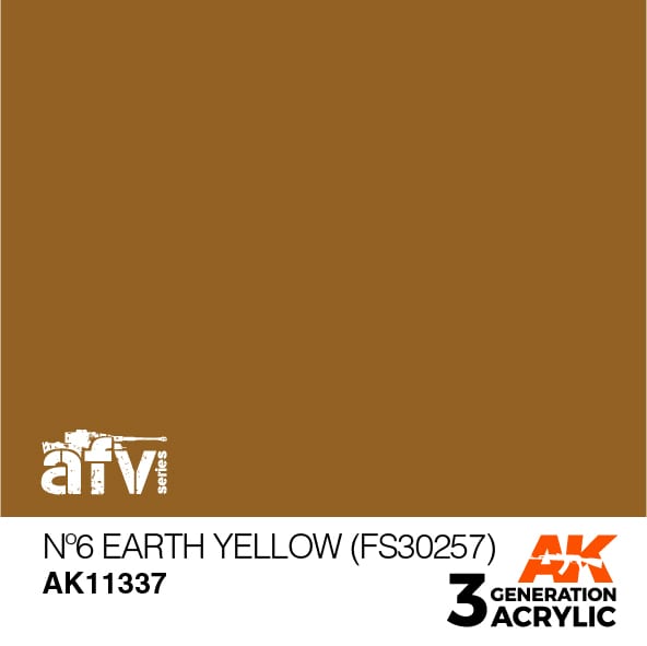 AFV Series: Nº6 Earth Yellow FS30257 3G Acrylic Paint 17ml Bottle