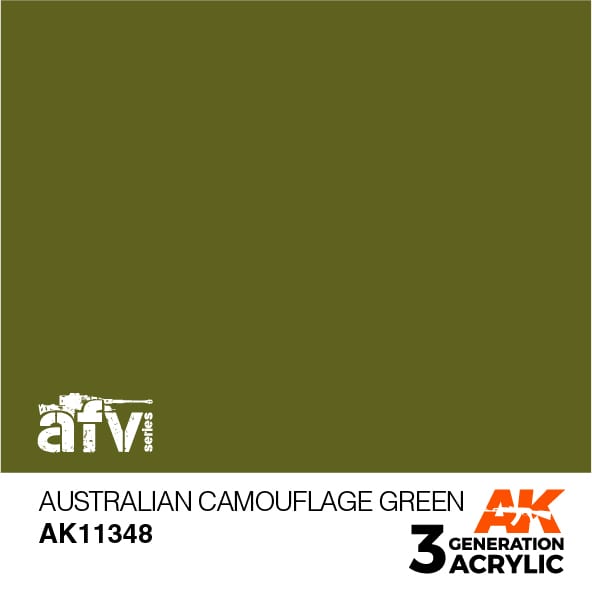 AFV Series: Australian Camouflage Green 3G Acrylic Paint 17ml Bottle