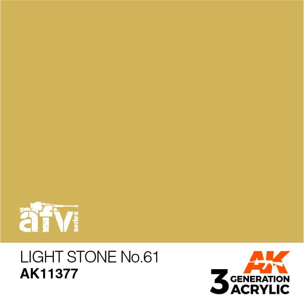 AFV Series: Light Stone No61 3G Acrylic Paint 17ml Bottle