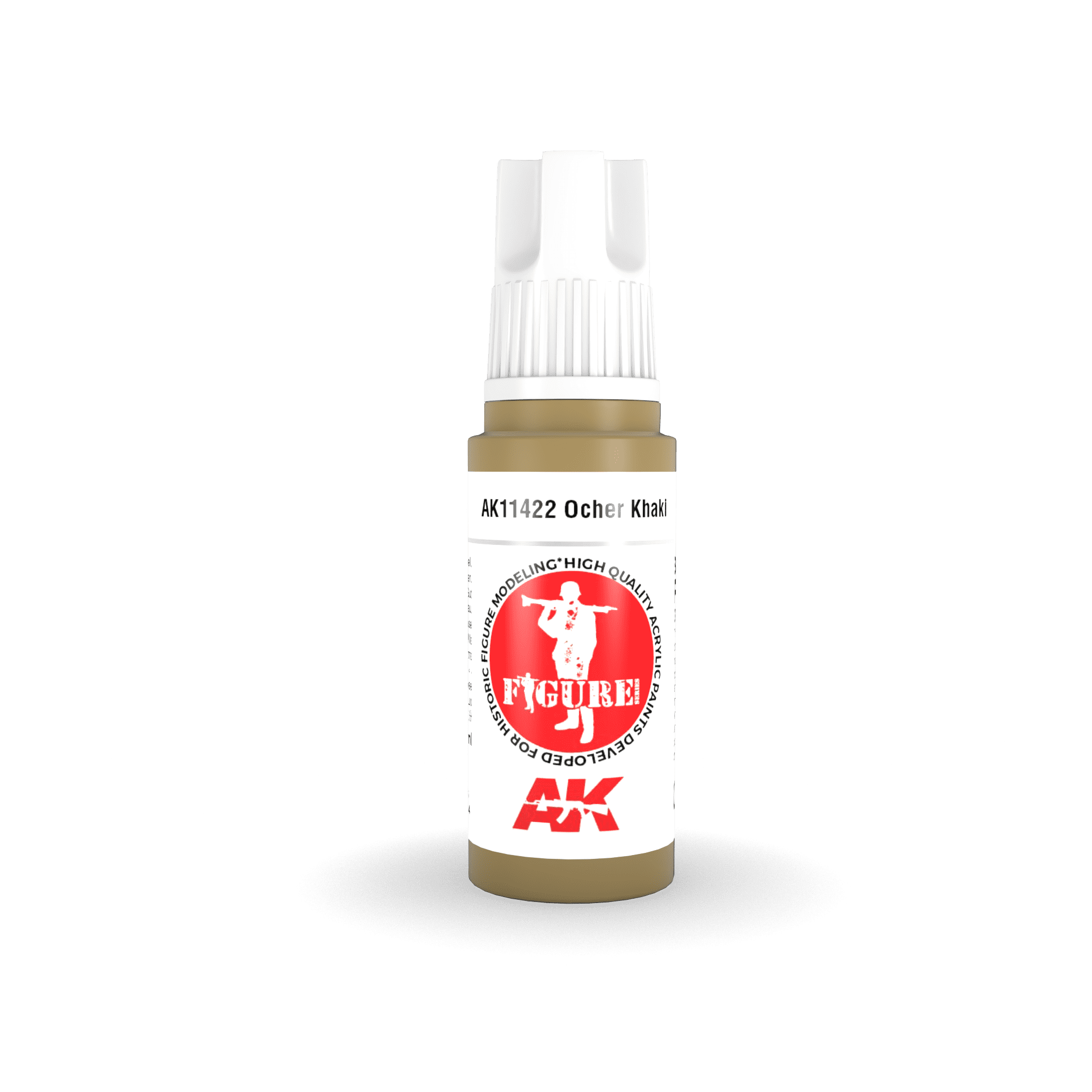 Figures Series: Ocher Khaki 3G Acrylic Paint 17ml Bottle