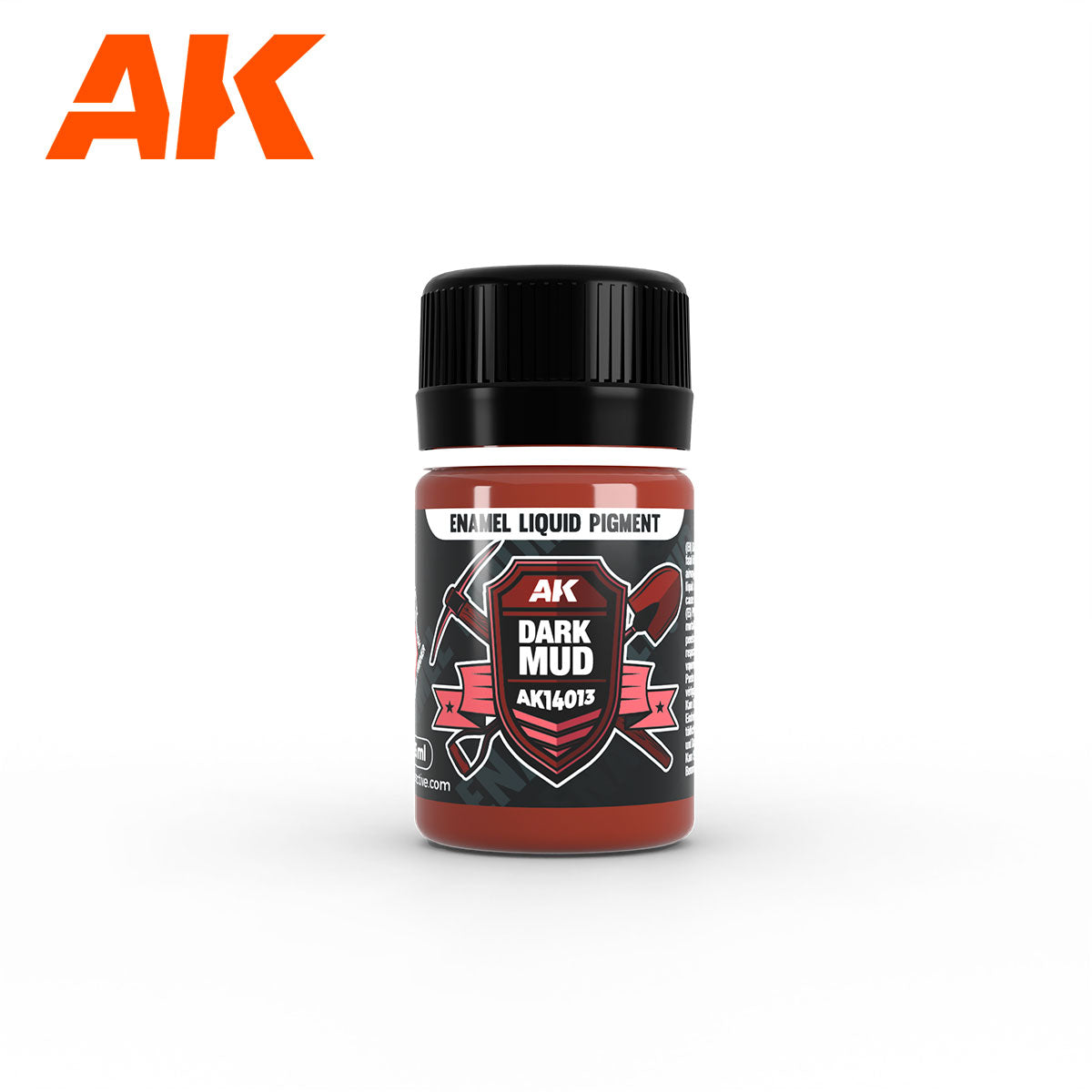 Dark Mud Liquid Pigment Enamel 35ml Bottle