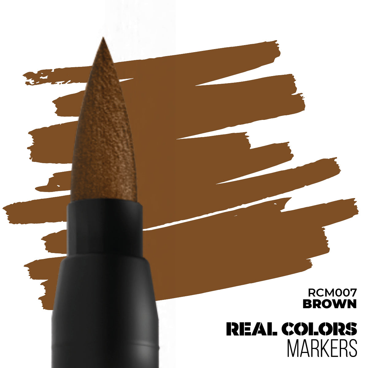 Real Colors Marker: Acrylic Paint Brown