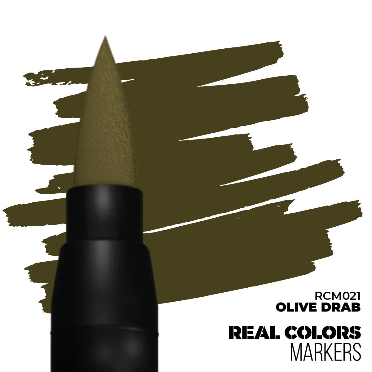 Real Colors Marker: Acrylic Paint Olive Drab