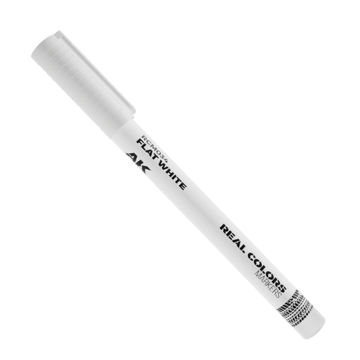 Real Colors Marker: Acrylic Paint Flat White