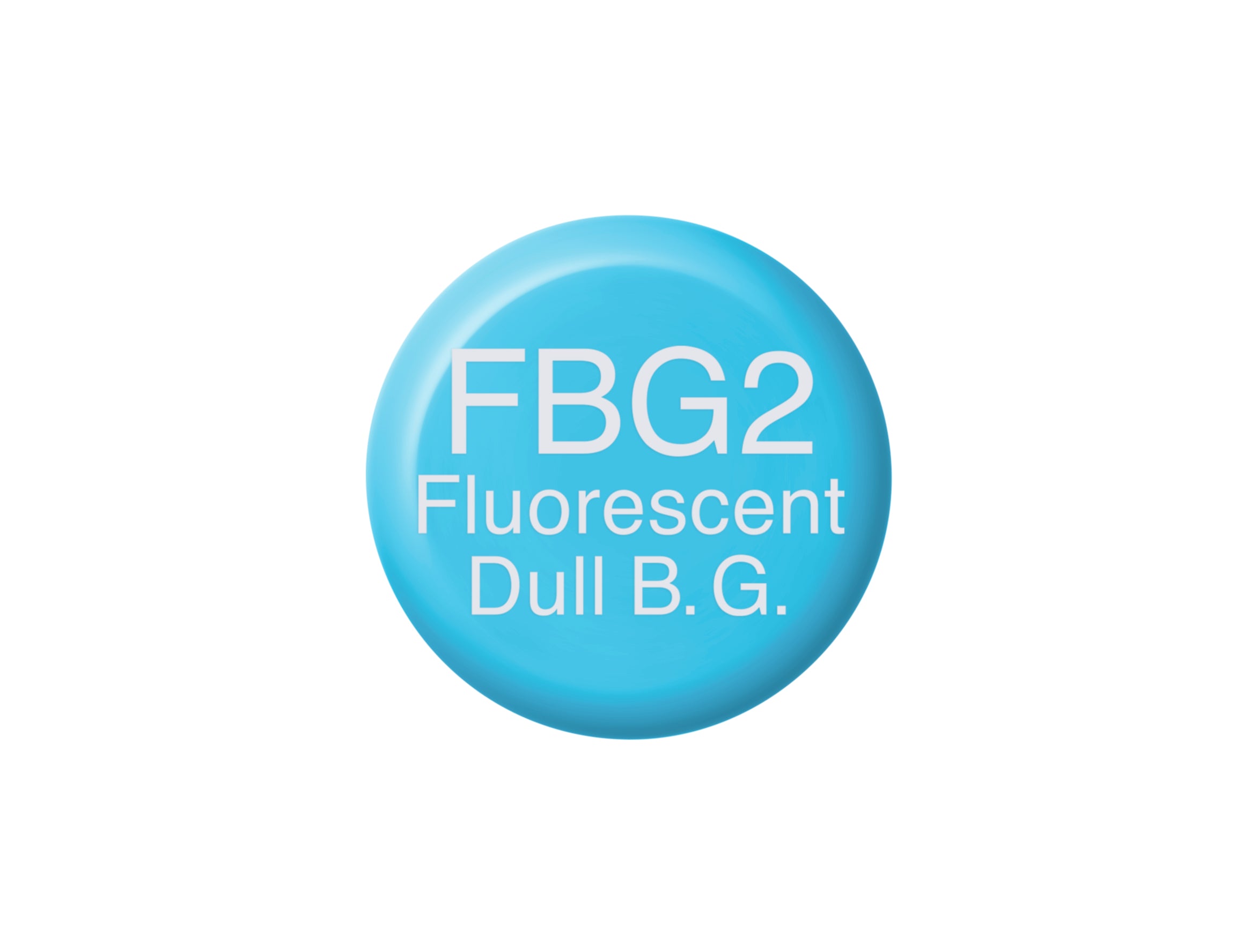 Copic Ink Refill Fluorescents, Fluorescent Dull Blue Green FBG2 (4511338058886)