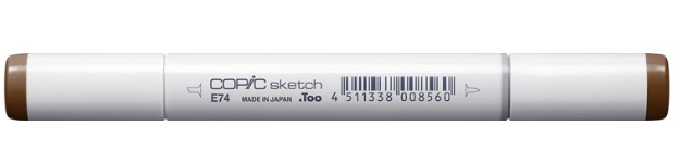 Copic Sketch Marker Earths, Cocoa Brown E74 (4511338008560)