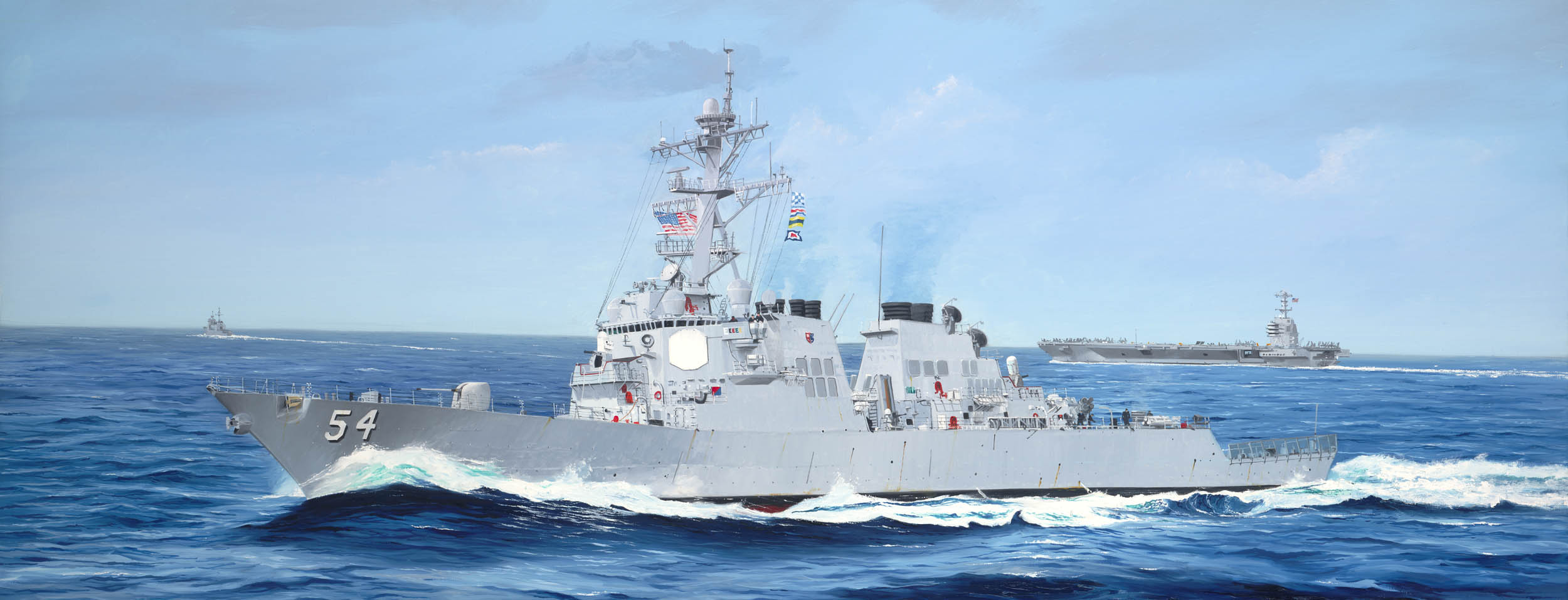 1/200 USS Curtis Wilbur DDG54 Destroyer
