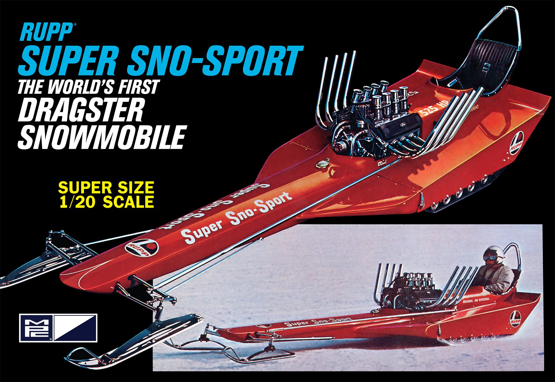 1/20 Rupp Super Sno-Sport Dragster Snowmobile (D)
