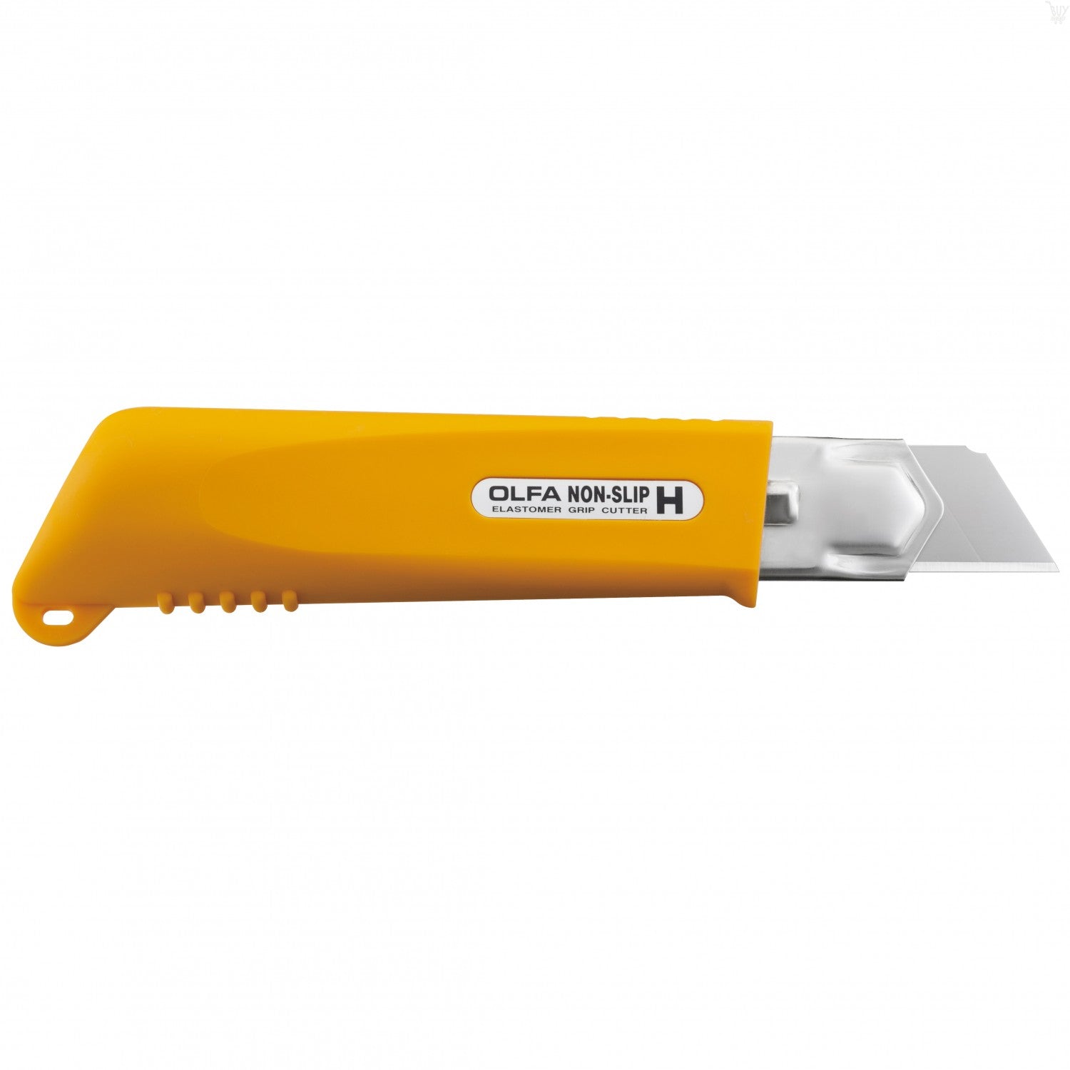 OLFA 25mm NH-1 Hand Saver Rubber Grip Ratchet-Lock Knife