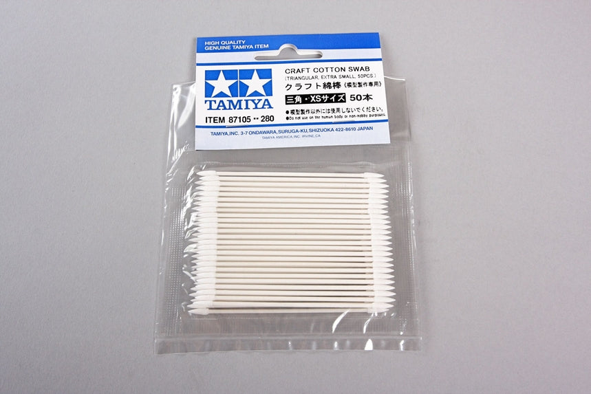 Extra Small Triangular Craft Cotton Swab Tip (50)