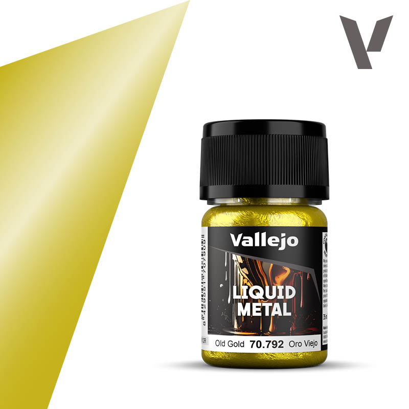 35ml Bottle Metallic Liquid Old Gold Model Color