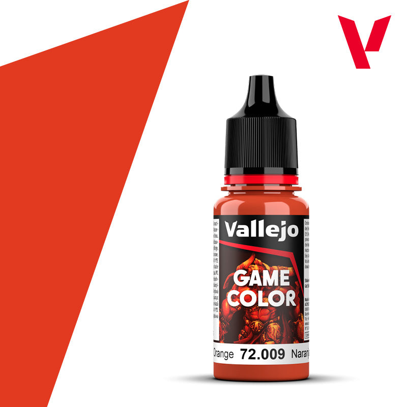 18ml Bottle Hot Orange Game Color 