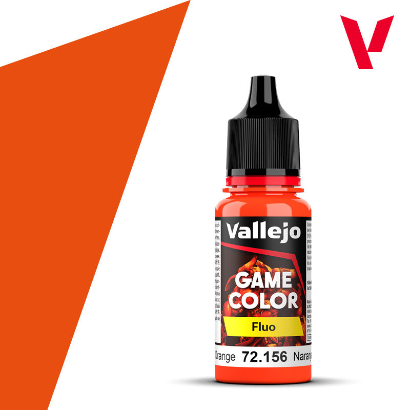 18ml Bottle Orange Fluorescent Game Color 