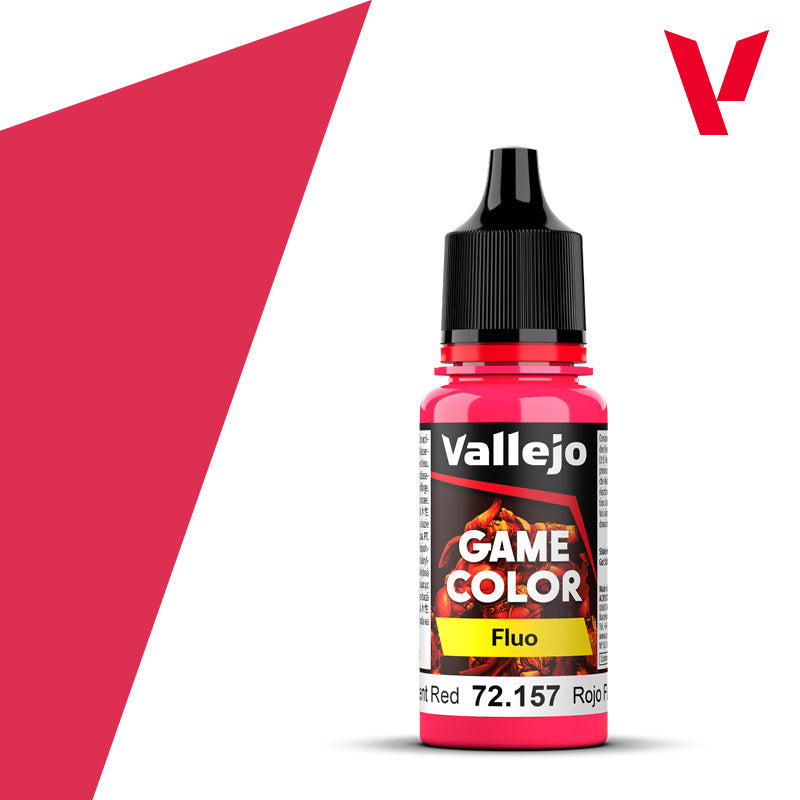 18ml Bottle Red Fluorescent Game Color 