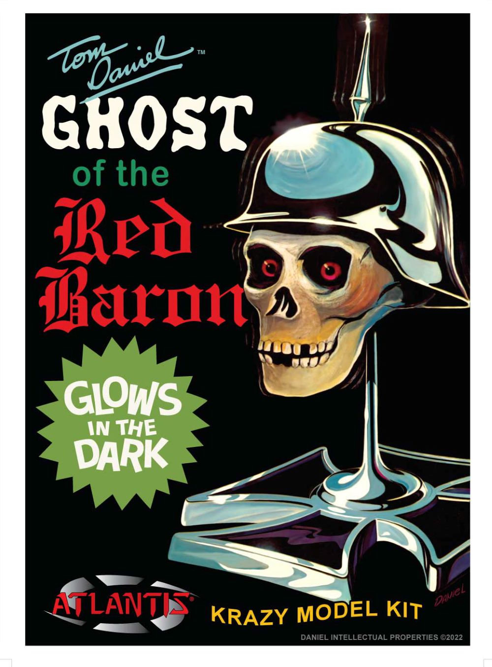 1/4 Tom Daniel's Ghost of the Red Baron Glow-in-the-Dark red chrome