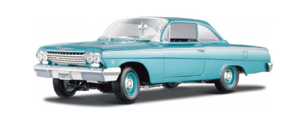 1/18 1962 Chevy Bel Air (Metallic Blue)